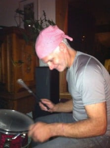 Rick Going on drums.